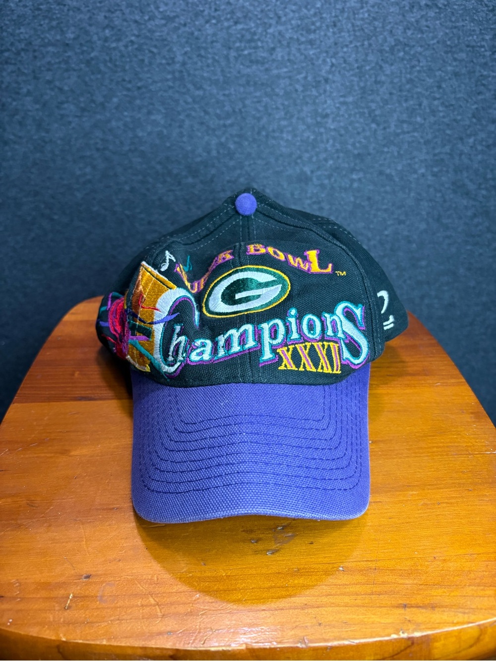 Vintage 90’s Green Bay Packers Super Bowl XXXl Champions Snapback Hat